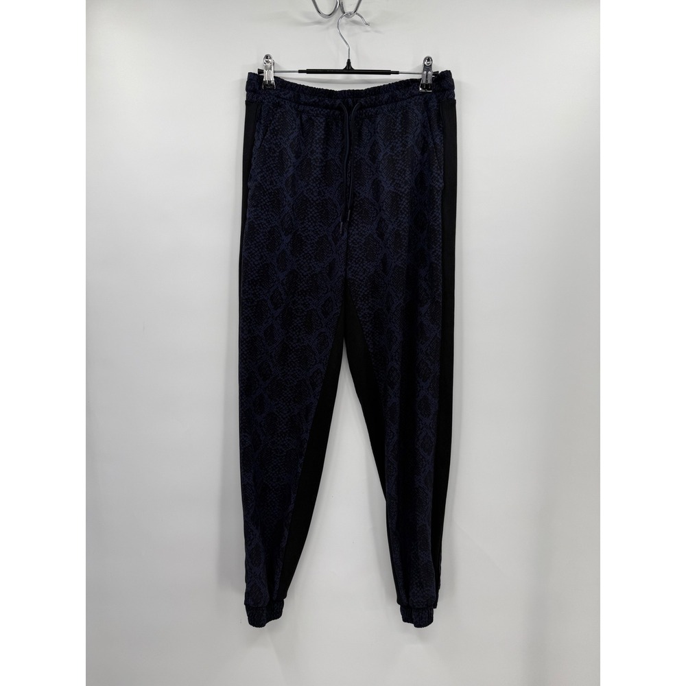Athleta Brooklyn Jogger Women Navy Black ‎ Snakeskin Print Athleisure 2